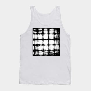 White squares with black ink lines Tank Top